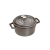 Cocotte Redonda de Hierro Fundido de 28 cm Color Gris - STAUB