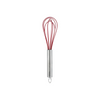 Batidor Globo para Huevos 25.4cm de Silicona y Acero Inoxidable Color Rojo - CUISIPRO