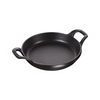Fuente para Horno Redonda 0.4 Lts de Hierro Fundido 16cm Color Negro - STAUB