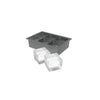 Molde de Silicona para 6 Hielos Grandes Color Gris - TRUE BRANDS