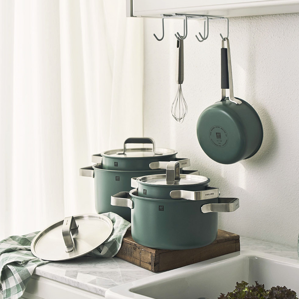 Set de Ollas de 3 Pzs de Acero Inoxidable Color Verde Modelo Zwilling Pure - ZWILLING - Secondary