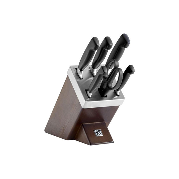 Bloque de Cuchillos de 7 Pzs con Afilador Modelo Four Star - ZWILLING