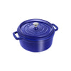 Cocotte Redonda de Hierro Fundido de 24 cm Color Azul - STAUB