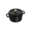 Cocotte Redondo de Hierro Fundido de 20 cm Negro - STAUB