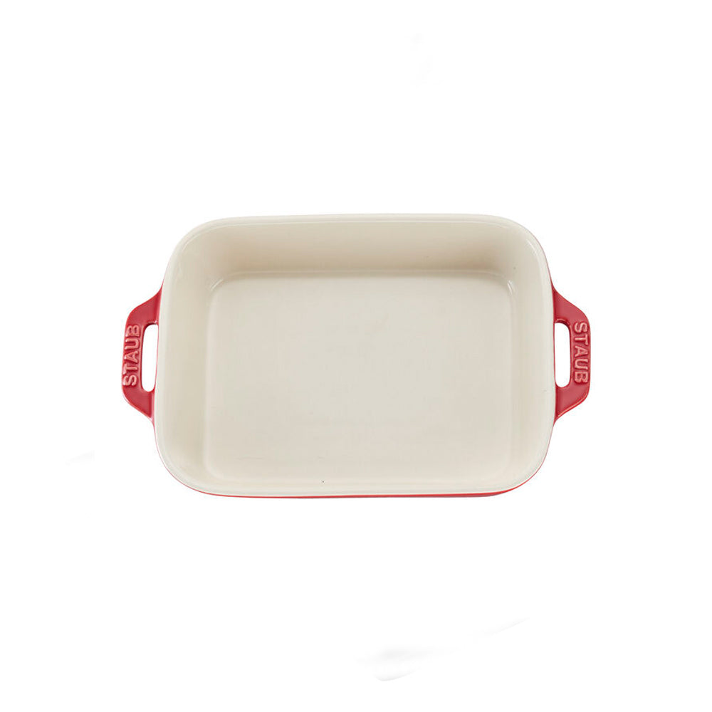 Fuente Rectangular de Cerámica 34 cm Rojo -STAUB - Gallery 2