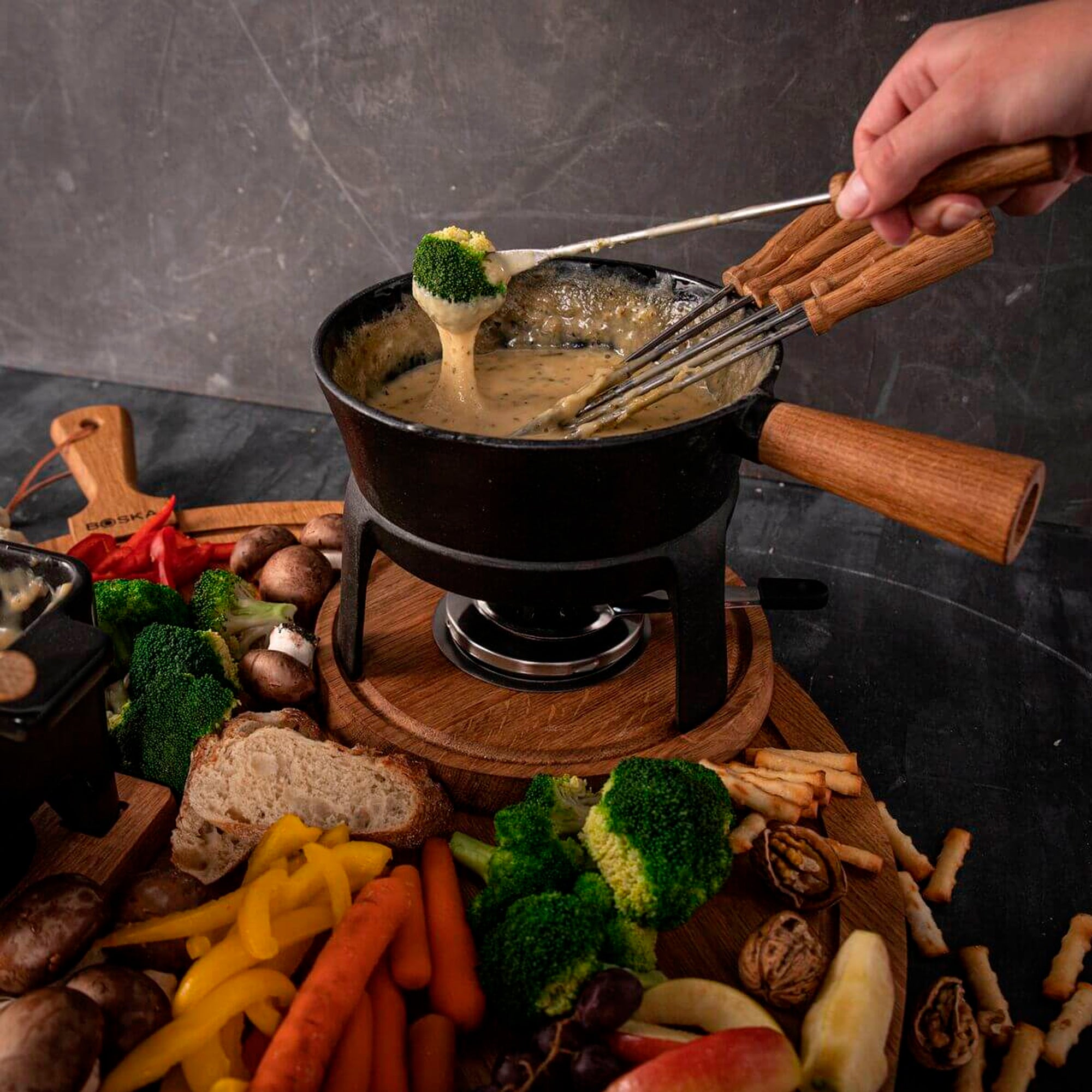 Set de Fondue de Hierro Fundido 1.8 Lts Modelo Pro L - BOSKA - Gallery 4