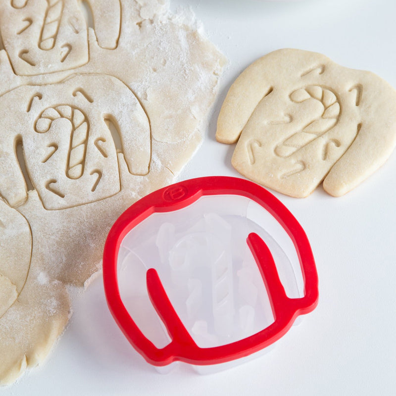 Cortador de Galletas de Suéter de Bastón de Caramelo Navideño - BAKELICIOUS - Image 3