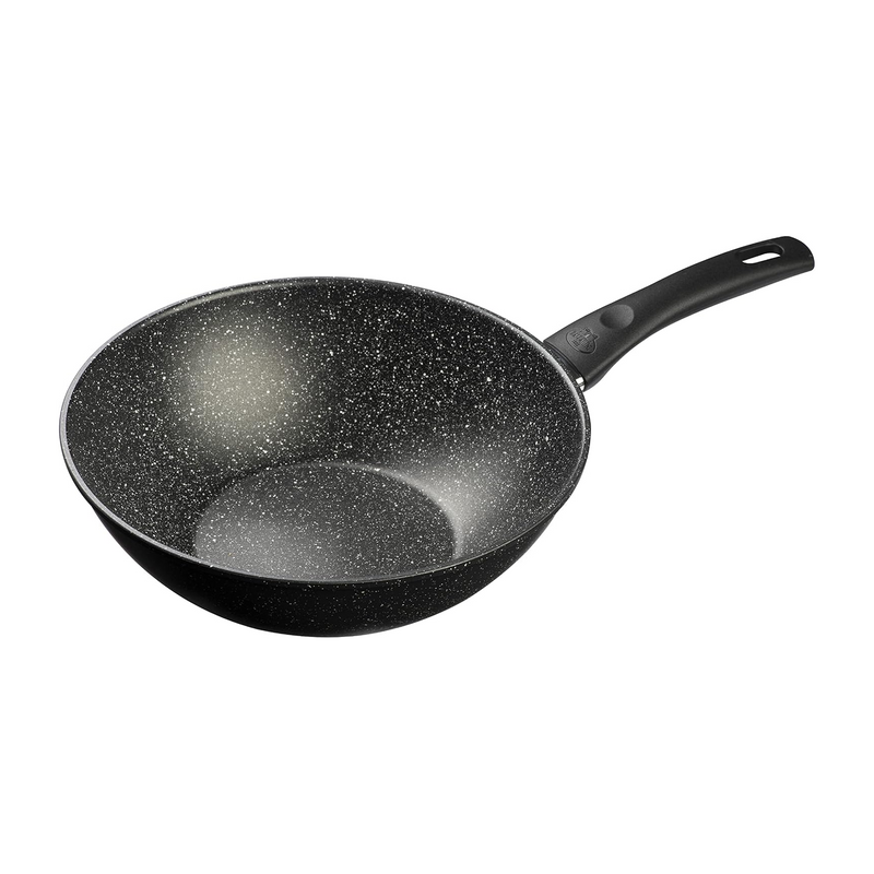 Wok con Revestimiento Antiadherente Nerolite con Cerámica 28cm Modelo Vipiteno - BALLARINI - Image 1