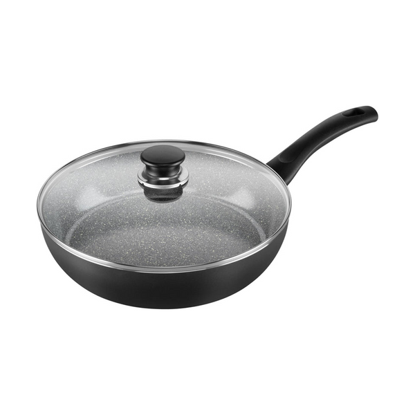 Sarten Alta con Tapa de Granito con Antiadherente Cerámica 28 cm Modelo Bologna - BALLARINI