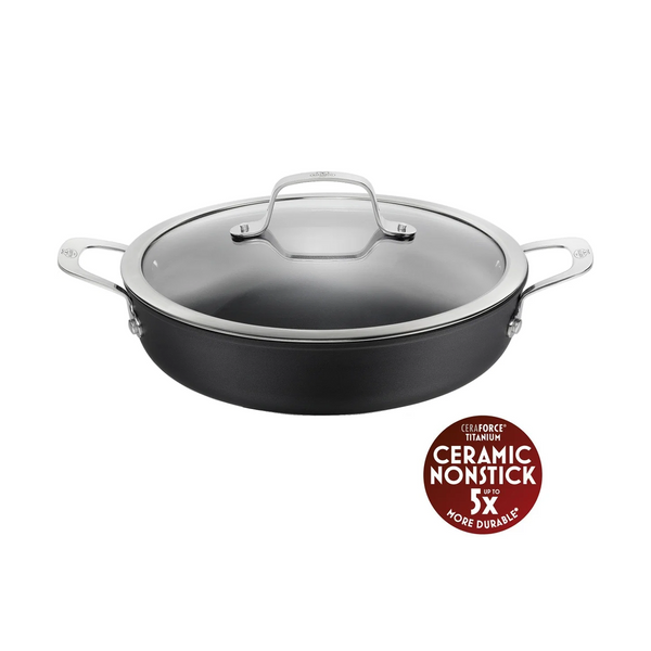 Cacerola Aluminio con Revestimiento Antiadherente de Titanio con Cerámica 28 cm Modelo Alba - BALLARINI