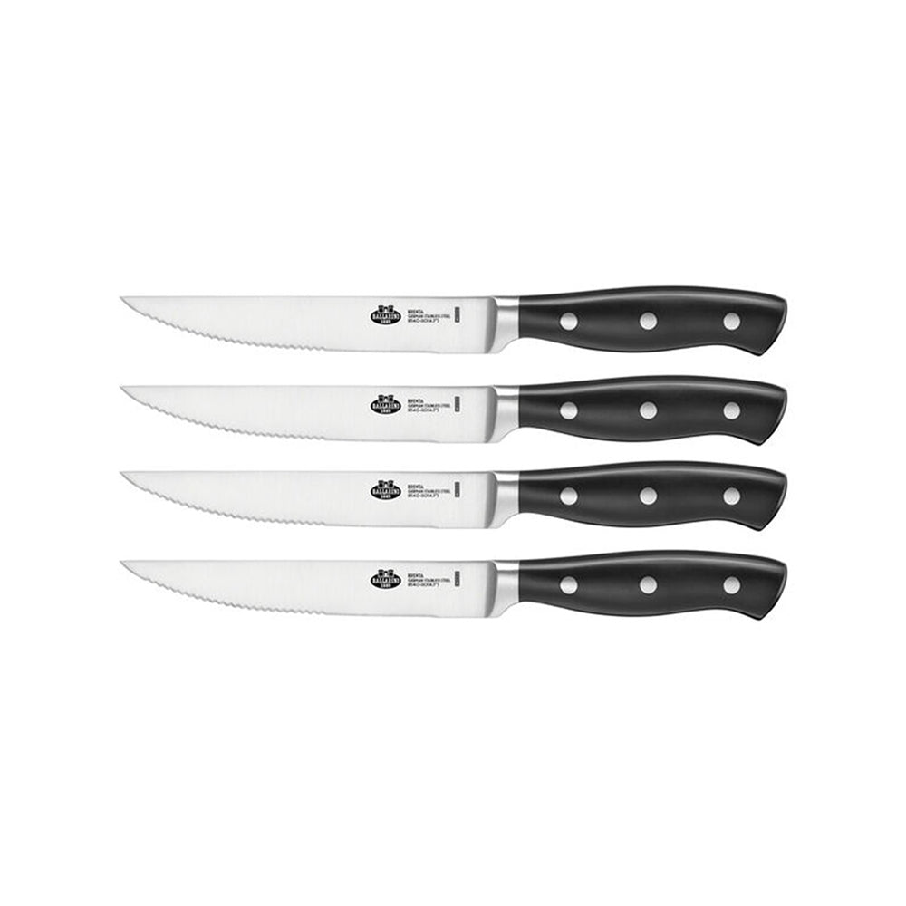 Set de 4 Cuchillos para Carne Serrados 12 cm Modelo Brenta - BALLARINI - Gallery 1