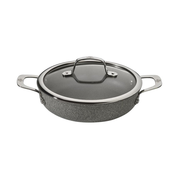 Cacerola Baja de Granito con Tapa de 24 cm  Modelo Salina - BALLARINI