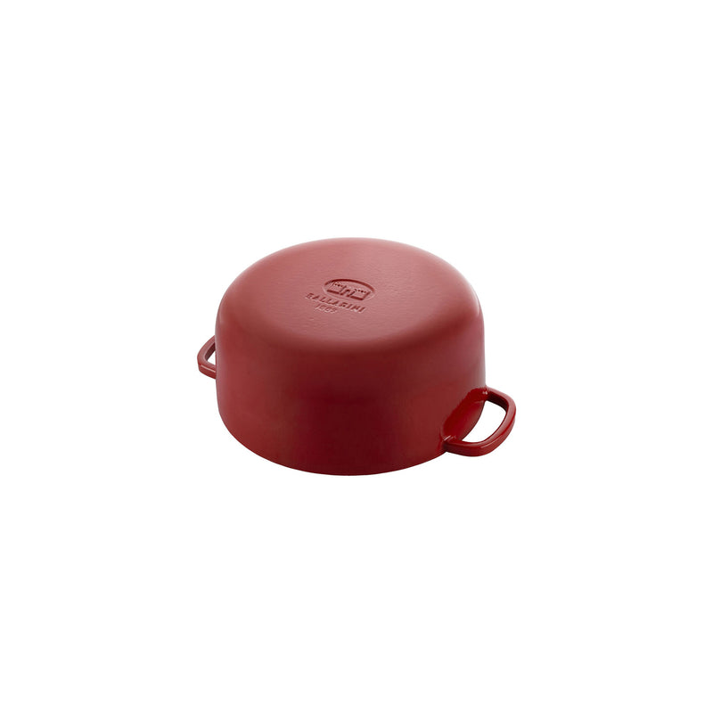Cocotte de Hierro Fundido Ø24 cm Color Rojo Pomodoro Modelo Bellamonte - BALLARINI - Image 4