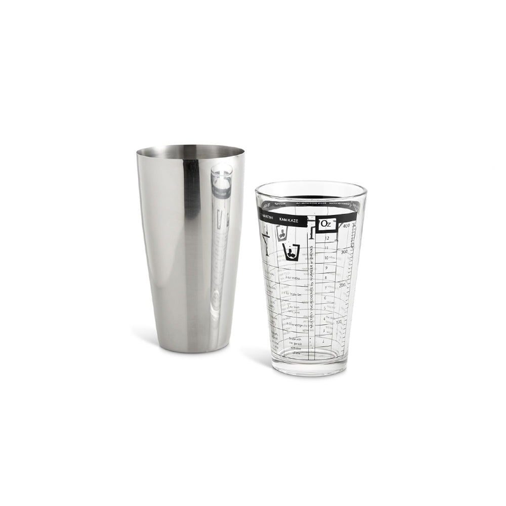 Juego de Coctelera Boston de 24 onz y Vaso Mezclador - BARWARE - Gallery 1