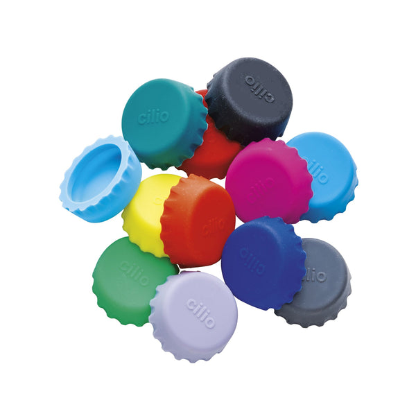 Set de 12 Tapones de Colores para Botellas 3 cm- CILIO - Secondary
