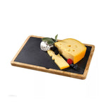 Tabla para Quesos de Pizarra con Borde de Madera Modelo Formaggio - CILIO - Thumbnail 1