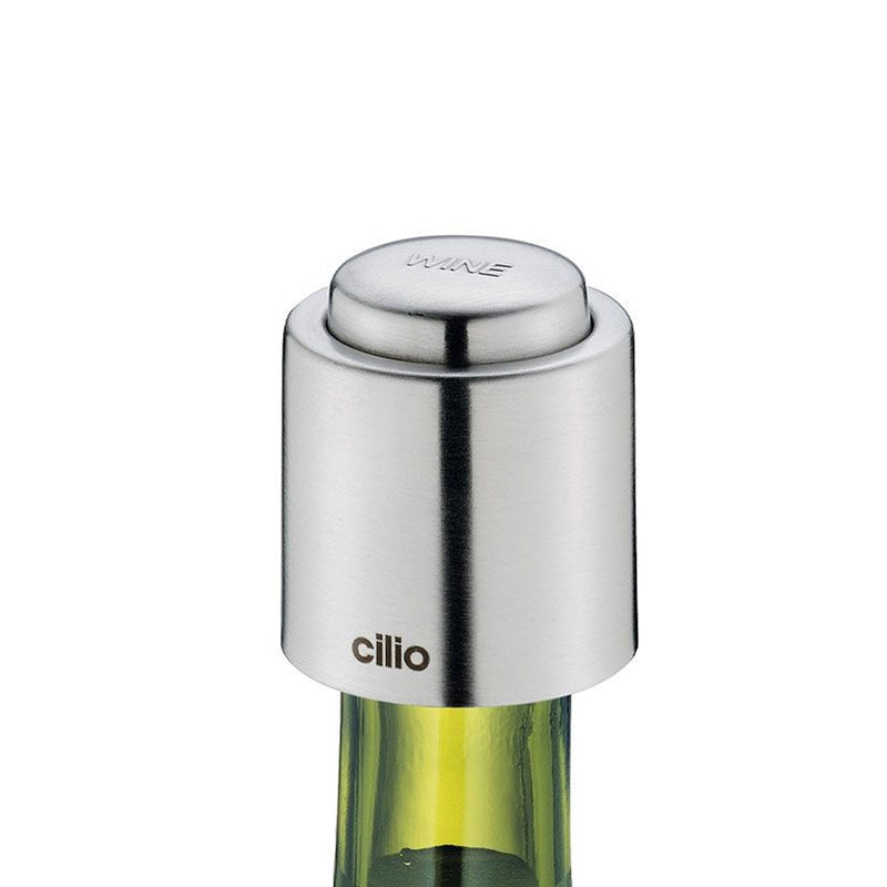Tapon Hermético Acero Inoxidable para Botella de Vino BrandShop - CILIO - Image 3