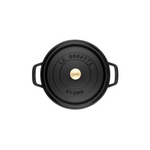 Cocotte Redonda de Hierro Fundido de 28 cm Color Negro - STAUB - Thumbnail 2