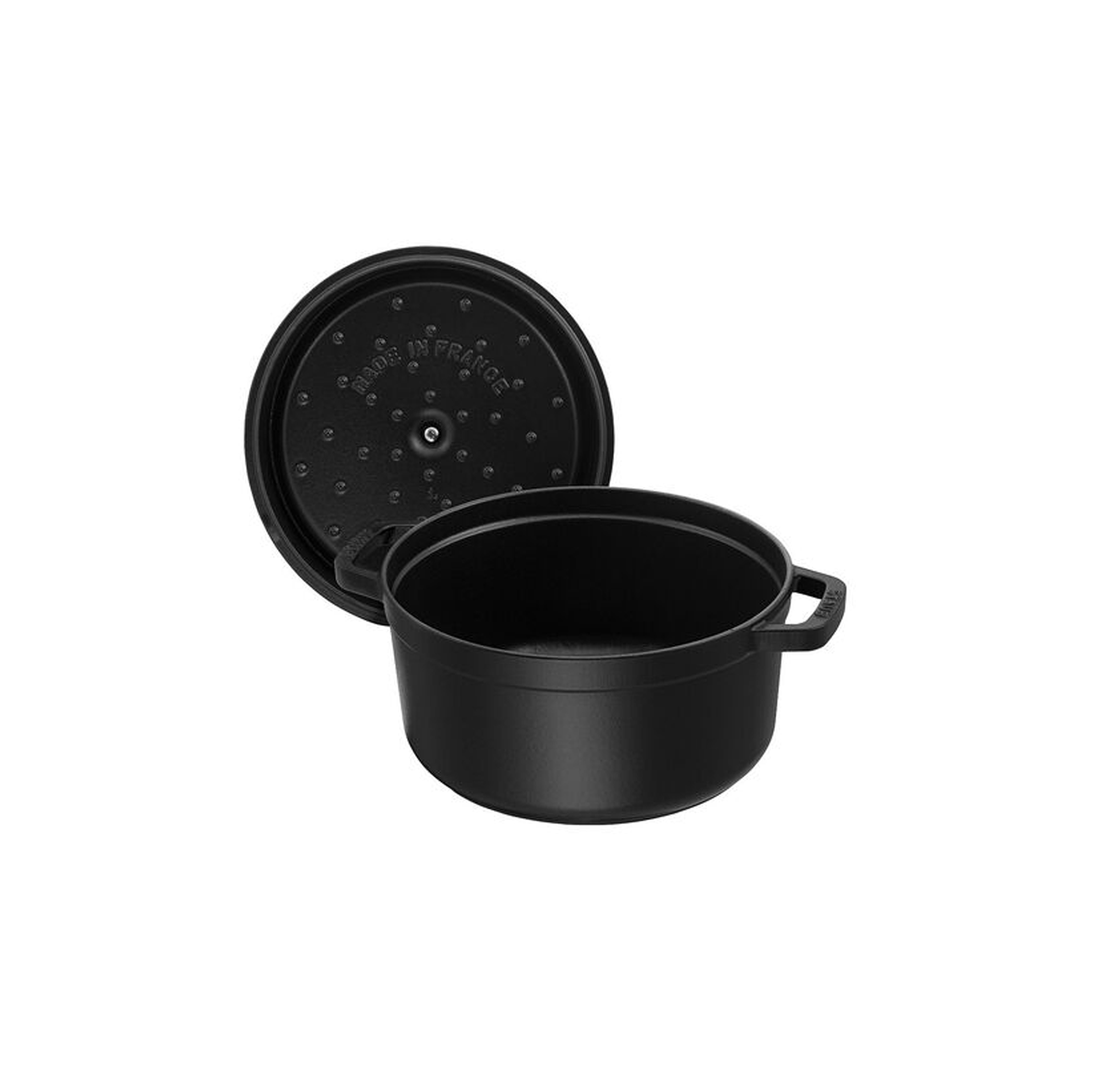 Cocotte Redonda de Hierro Fundido de 28 cm Color Negro - STAUB - Gallery 3