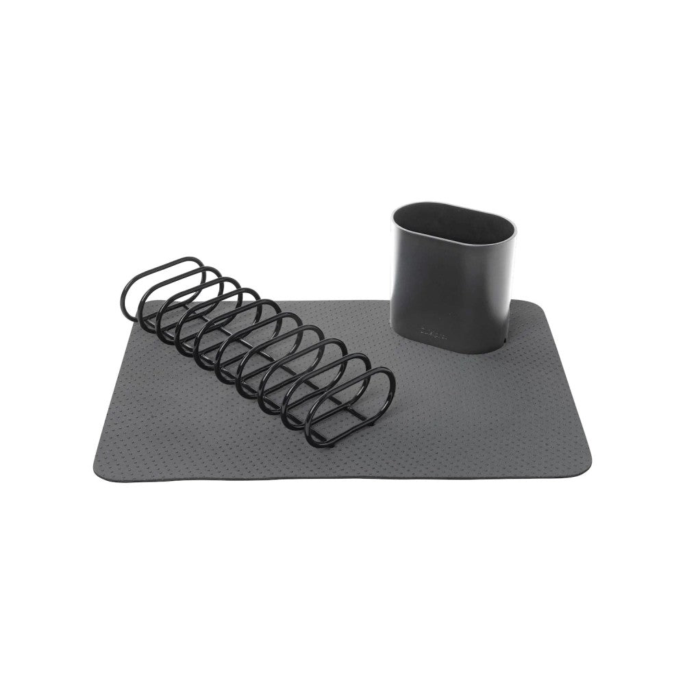 Rack para Escurrir con Tapete Color Negro - CUISIPRO - Gallery 1