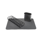 Rack para Escurrir con Tapete Color Negro - CUISIPRO - Thumbnail 1