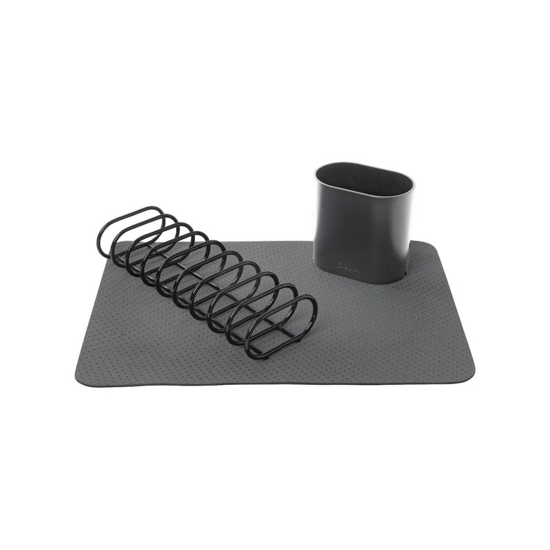Rack para Escurrir con Tapete Color Negro - CUISIPRO - Image 1