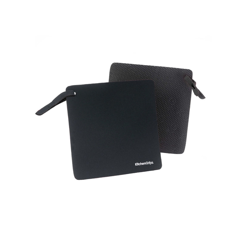 Set De 2 Agarradores De Ollas De FLXaPrene De 18cms Color Negro Cuisipro - Image 1