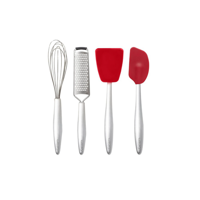 Set de 4 Utensilios Piccolo Color Rojo - CUISIPRO - Image 1