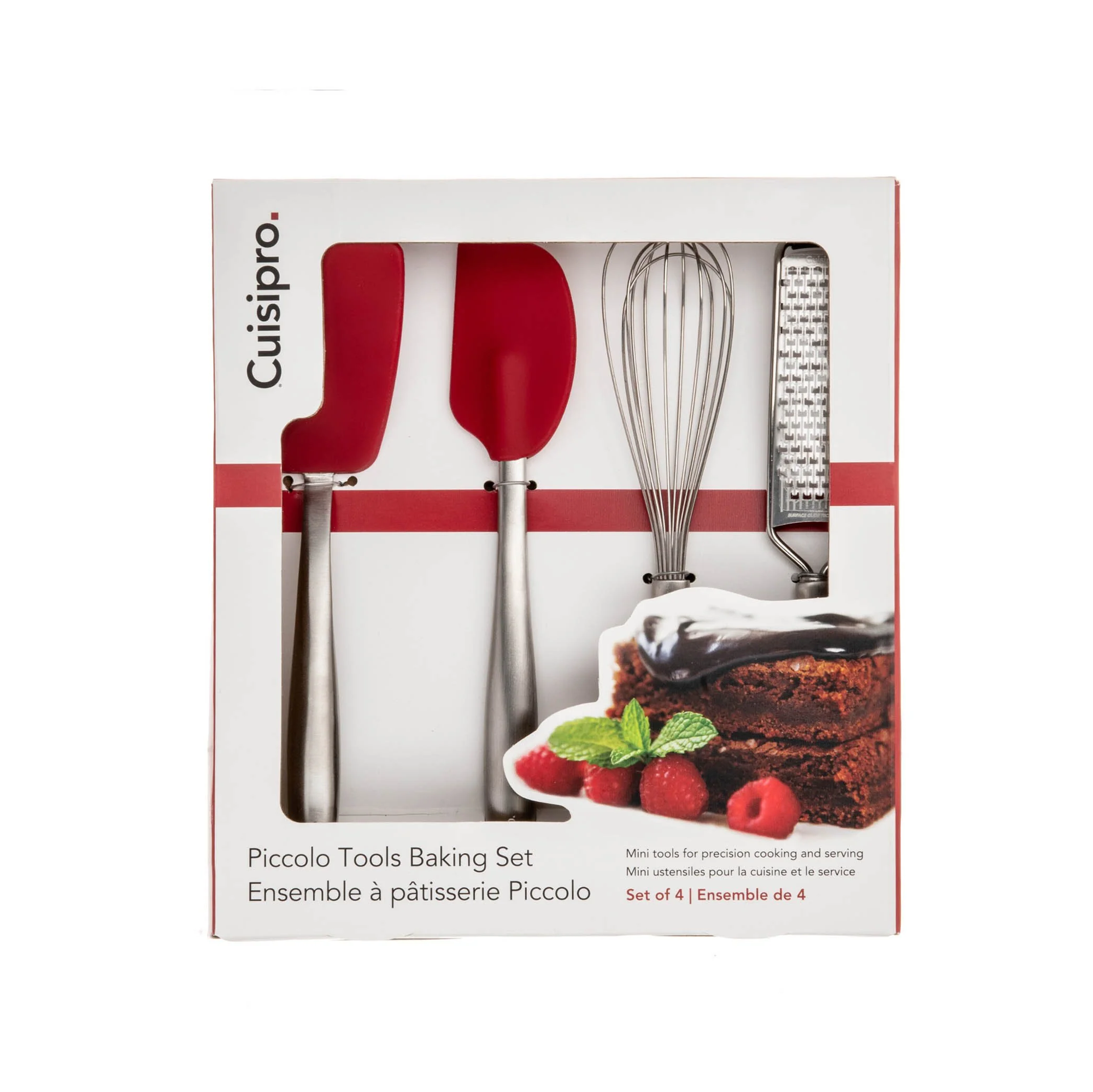 Set de 4 Utensilios Piccolo Color Rojo - CUISIPRO - Gallery 2