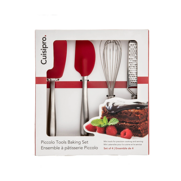 Set de 4 Utensilios Piccolo Color Rojo - CUISIPRO - Secondary