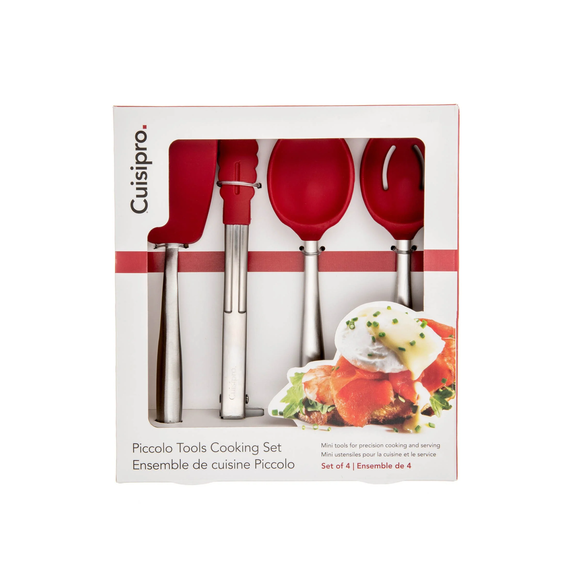 Set de 4 Utensilios Piccolo Color Rojo - CUISIPRO - Gallery 2