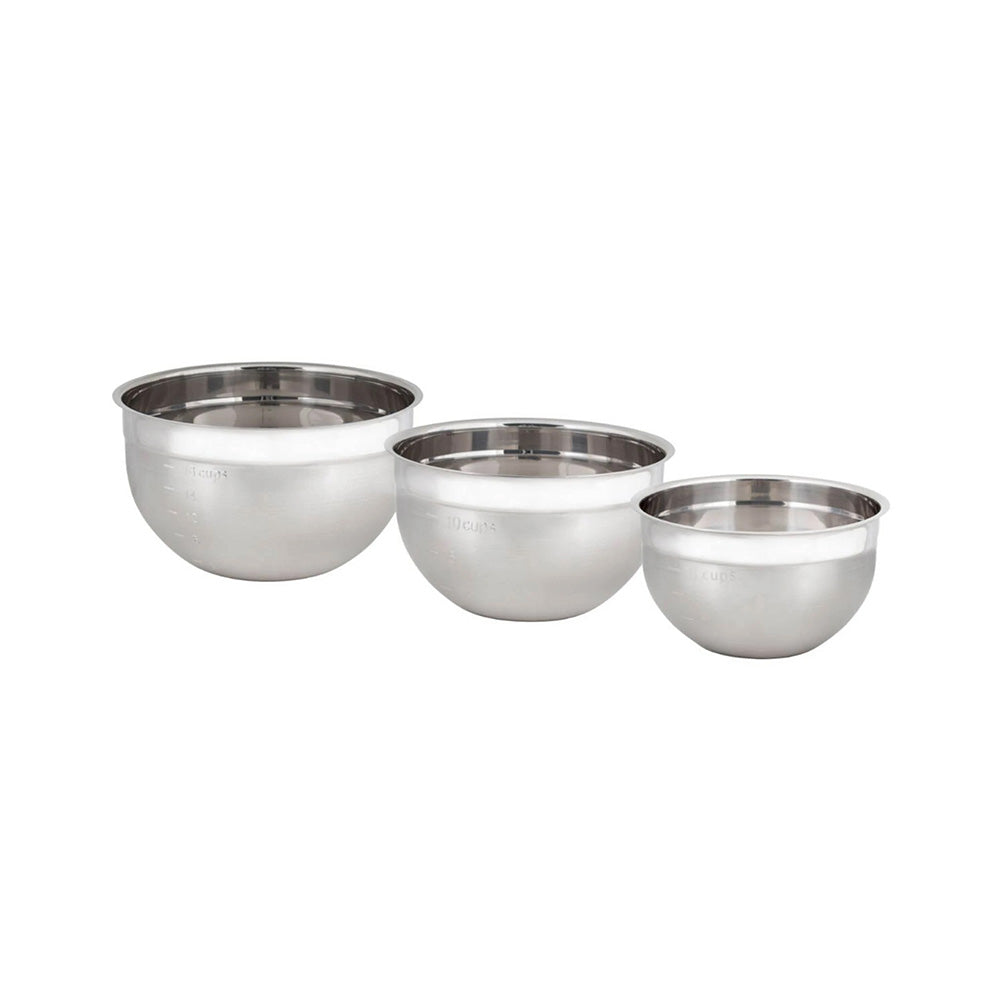 Set x 3- Bowls de Acero Inoxidable -CUISIPRO - Gallery 4