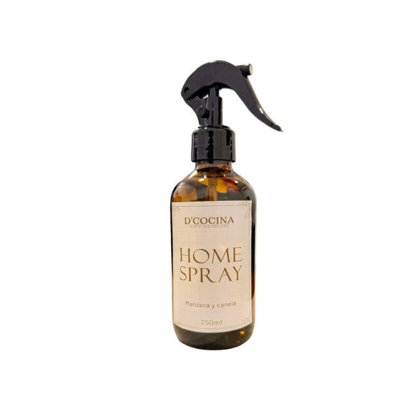 Spray Aromatizador Manzana Canela 250 ml Envase de Vidrio - D'COCINA
