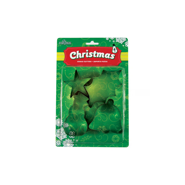 Set de 4 Cortadores de Galletas Navidad de Acero Inoxidable - FOX RUN