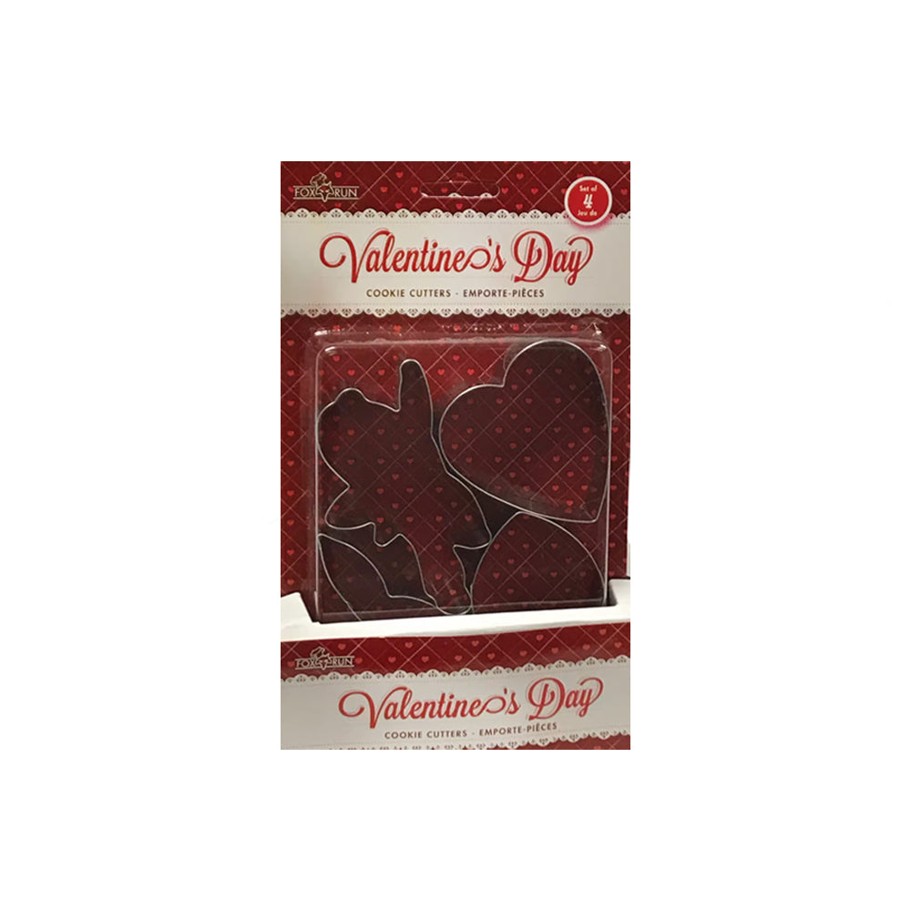 Set de 4 Cortadores de Galletas Forma de Corazon Acero Inoxidable - FOX RUN - Gallery 1