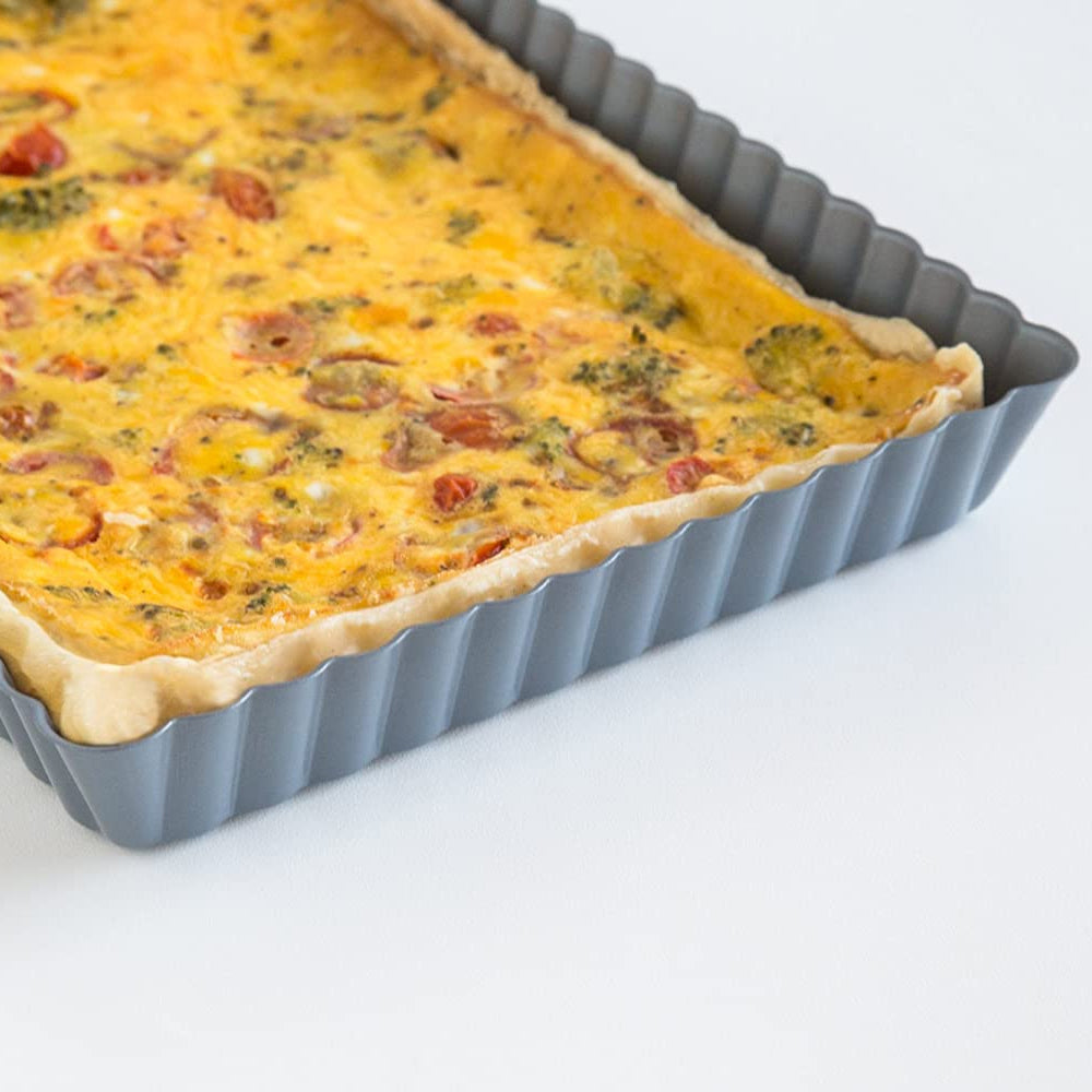 Molde Rectangular Desmoldable Antiadherente para Quiche/Tarta 28x18cm - FOX RUN - Gallery 2