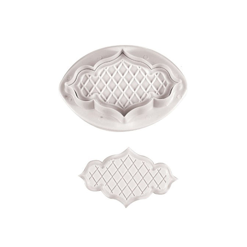 Set De 2 Cortadores Para Fondant En Forma De Enrejado - Fox Run - Image 1