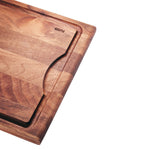 Tabla de Cortar Mediana de Madera Nogal con Ranura  37 x 25cm Modelo Enno - GEFU - Thumbnail 2