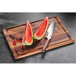 Tabla de Cortar Mediana de Madera Nogal con Ranura  37 x 25cm Modelo Enno - GEFU - Thumbnail 4