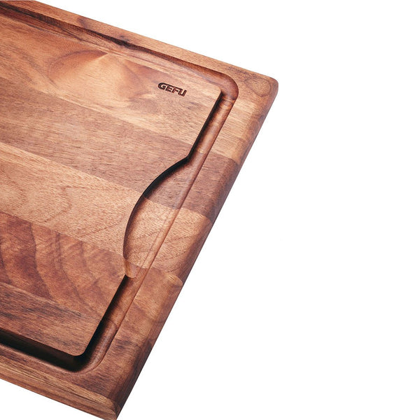 Tabla de Cortar Grande de Madera Nogal con Ranura 44 x 30cm Modelo Enno - GEFU - Secondary