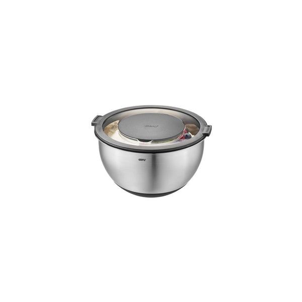 Set de 2 Bowls de Acero Inoxidable con Tapa Antisalpicaduras Modelo Muovo - GEFU - Secondary