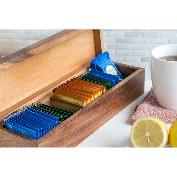 Caja para Té de 5 Compartimentos Modelo Vauxhall - IRONWOOD - Secondary