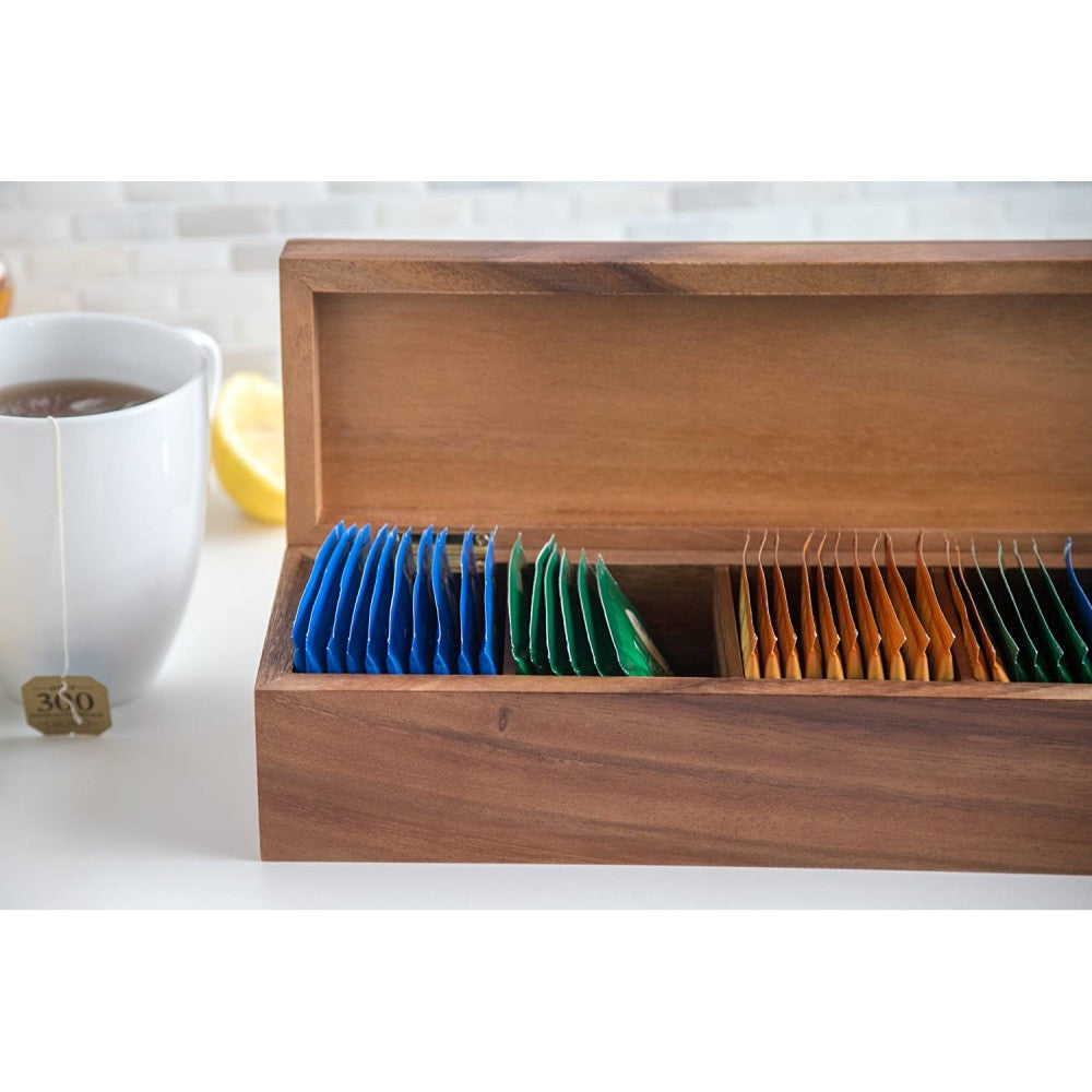 Caja para Té de 5 Compartimentos Modelo Vauxhall - IRONWOOD - Gallery 3