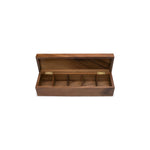 Caja para Té de 5 Compartimentos Modelo Vauxhall - IRONWOOD - Thumbnail 1