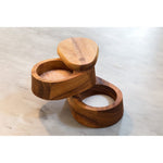 Salero Doble de Madera Modelo Himalayan - IRONWOOD - Thumbnail 3