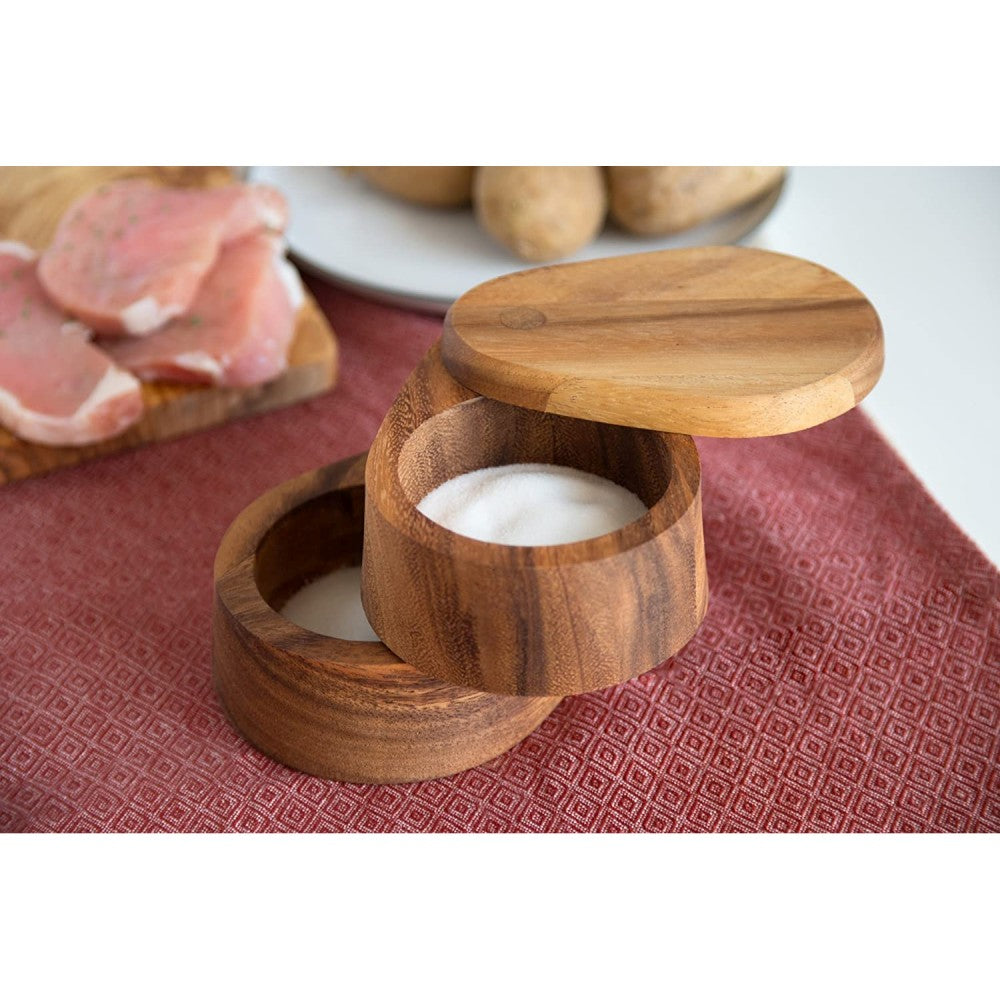 Salero Doble de Madera Modelo Himalayan - IRONWOOD - Gallery 2