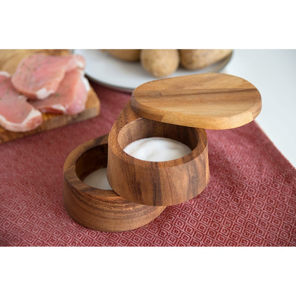 Salero Doble de Madera Modelo Himalayan - IRONWOOD - Secondary
