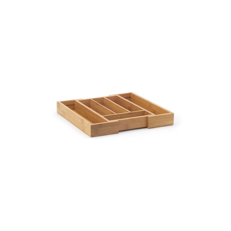 Organizador de Cajon Expandible de Bambu 35.6 x 23.5 cm - HIC - Image 1