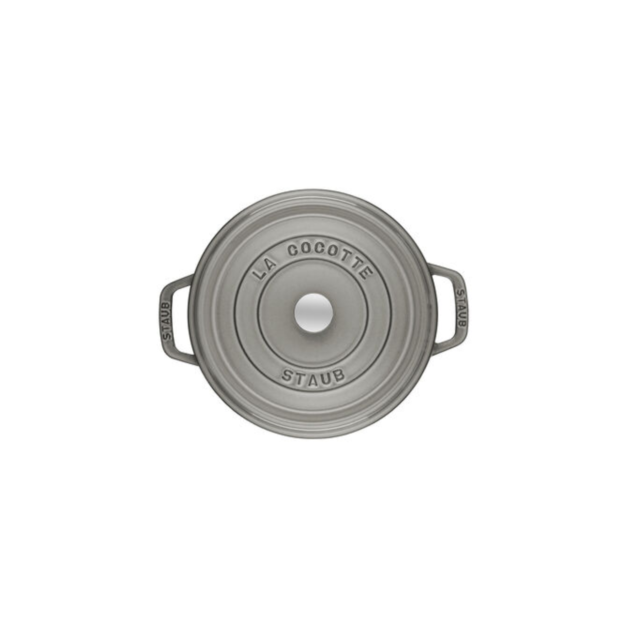 Cocotte Redonda de Hierro Fundido de 28 cm Color Gris - STAUB - Gallery 2