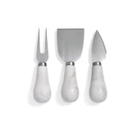 Set de 3 Cubiertos para Queso Acero Inoxidable y Marmol - MAISON DU FROMAGE - Thumbnail 1